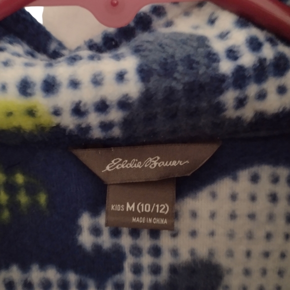 Kids Boys Girls Eddie Bauer Fleece Full zip camo jacket. Size M 10-12. P… - Picture 8 of 8